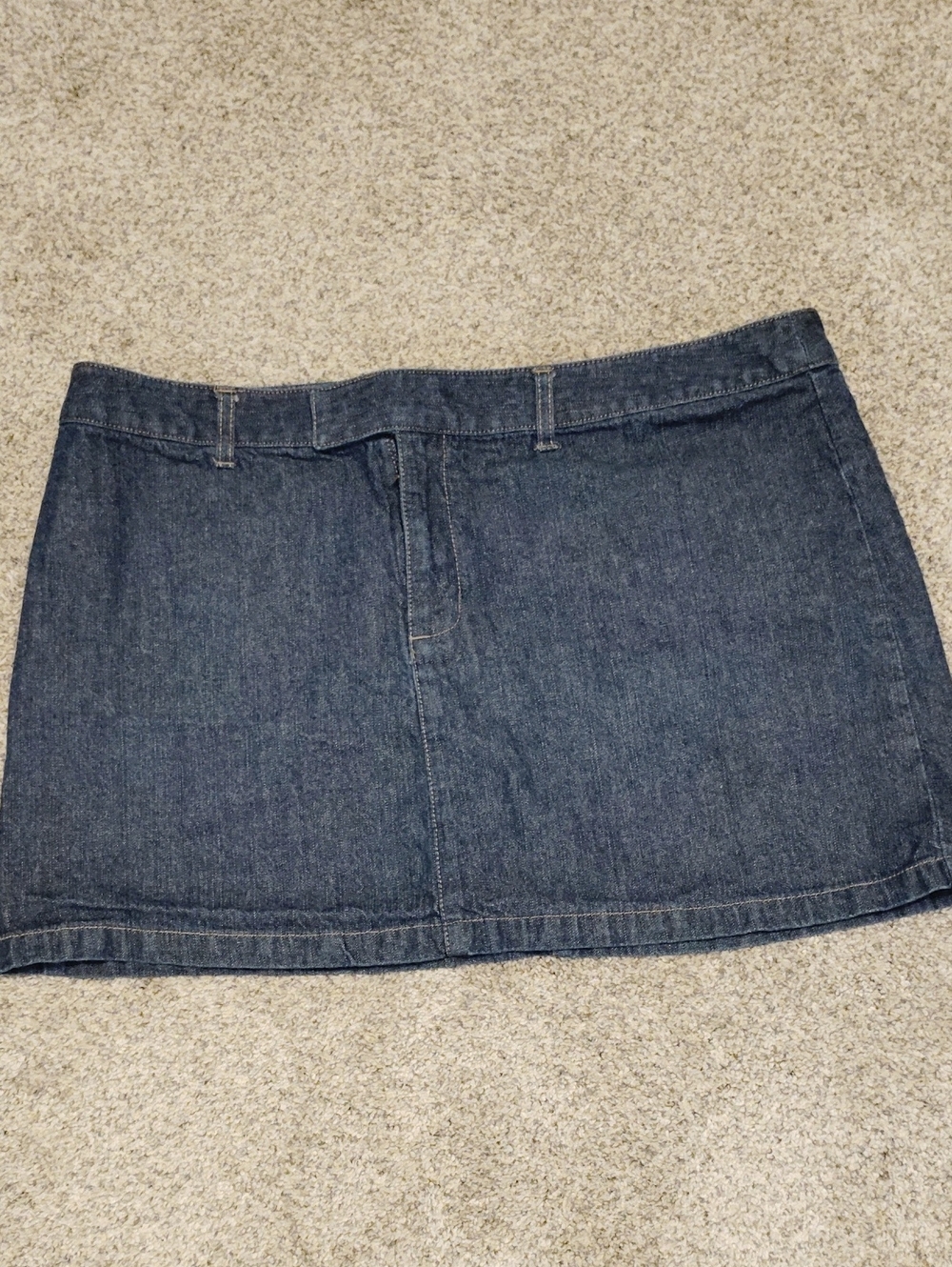 Old Navy Dark Blue Denim Mini Skirt